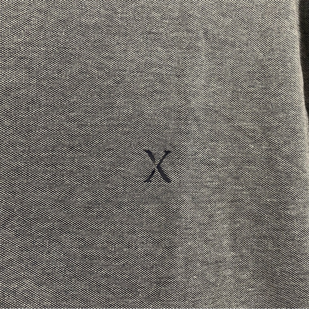 Express Solid Moisture-Wicking Pique Crew Neck T-Shirt Men's Size XL Grey Logo - Picture 4 of 7